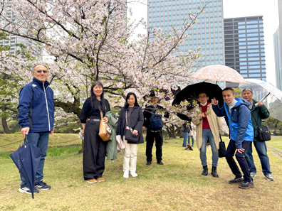 【東京支部】浜離宮花見会　実施報告