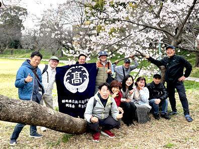 【東京支部】浜商企画 3校共同開催 駒場東大前花見会